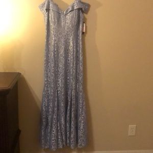 Gorgeous R&M Richard’s dress in pale blue.